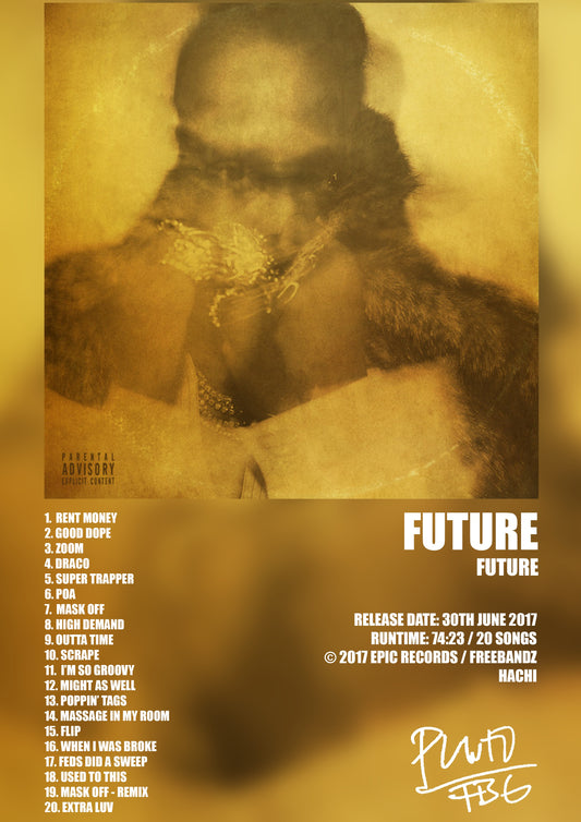 ALBUM - FUTURE - FUTURE - A4 (FRAMED)